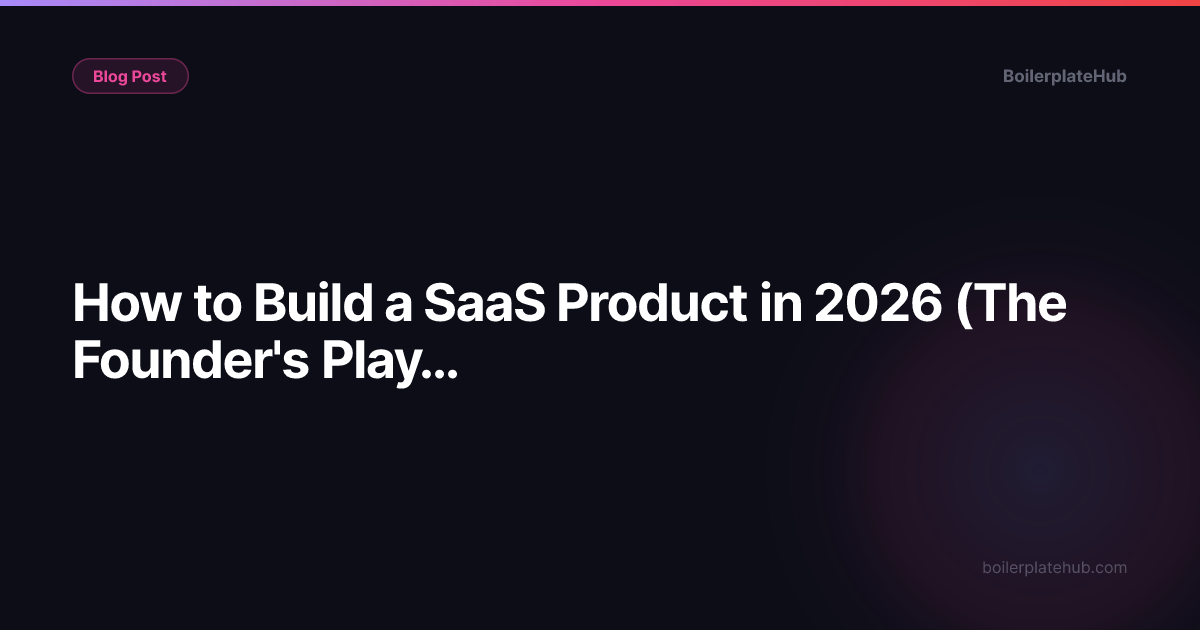 Founder's workspace showing the stages of building a SaaS product from idea to launch