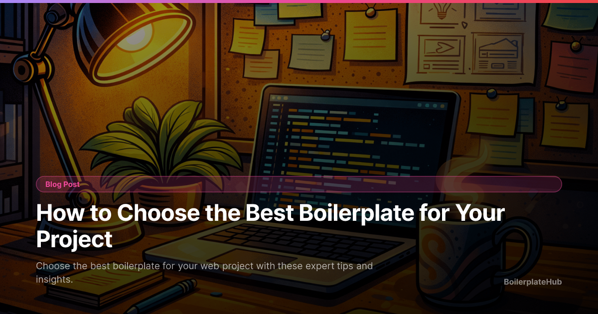 How to Choose the Best Boilerplate for Your Project